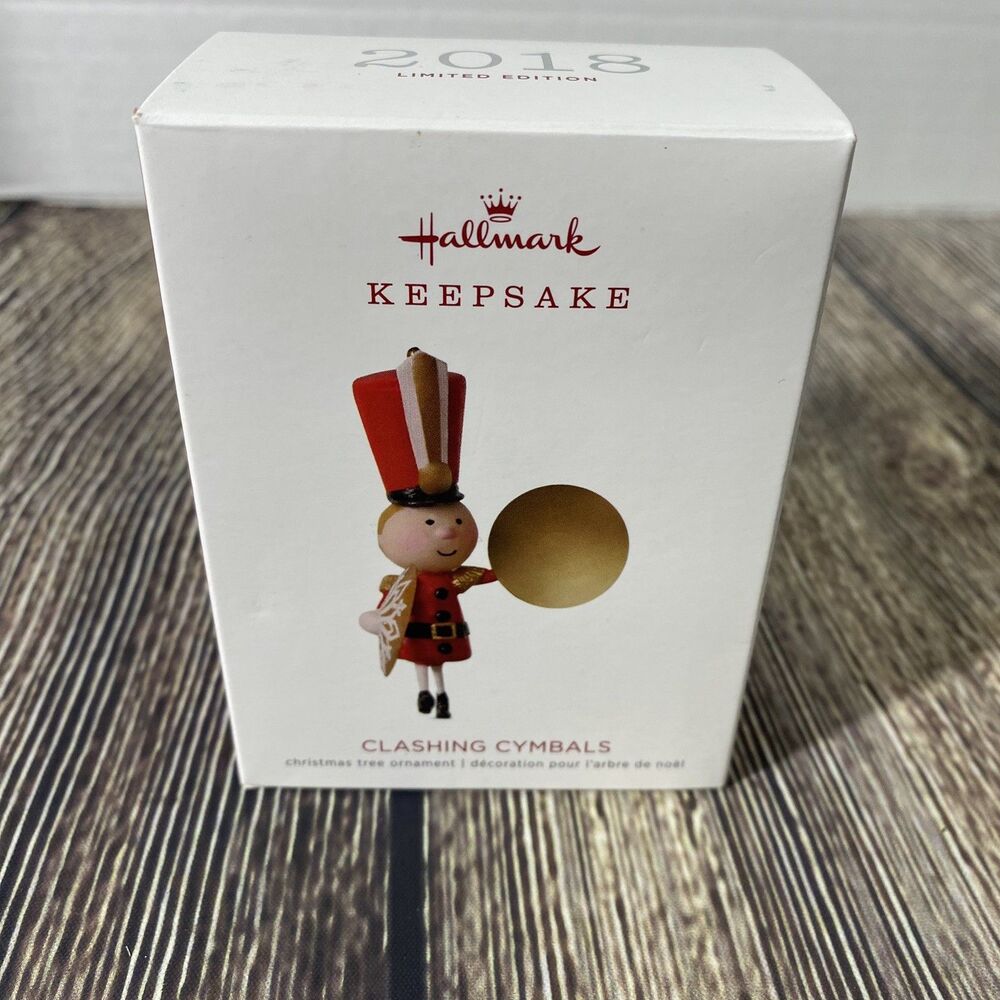 2018 Hallmark Keepsake 'Clashing Cymbals' Christmas Tree Ornament New